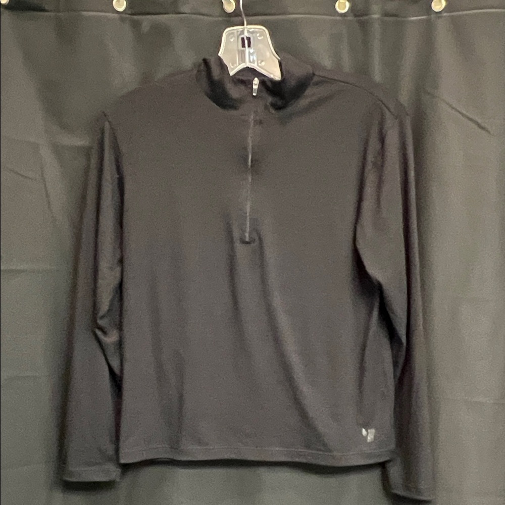 Black Quarter-Zip Pullover Base Layer